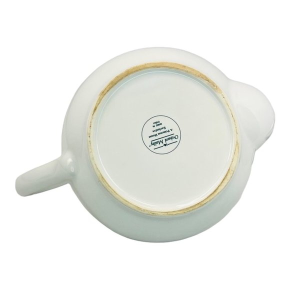 Orchard Medley by Princess House Vintage 80s Ceramic Tea Pot Fruit Pattern - Picture 9 of 10